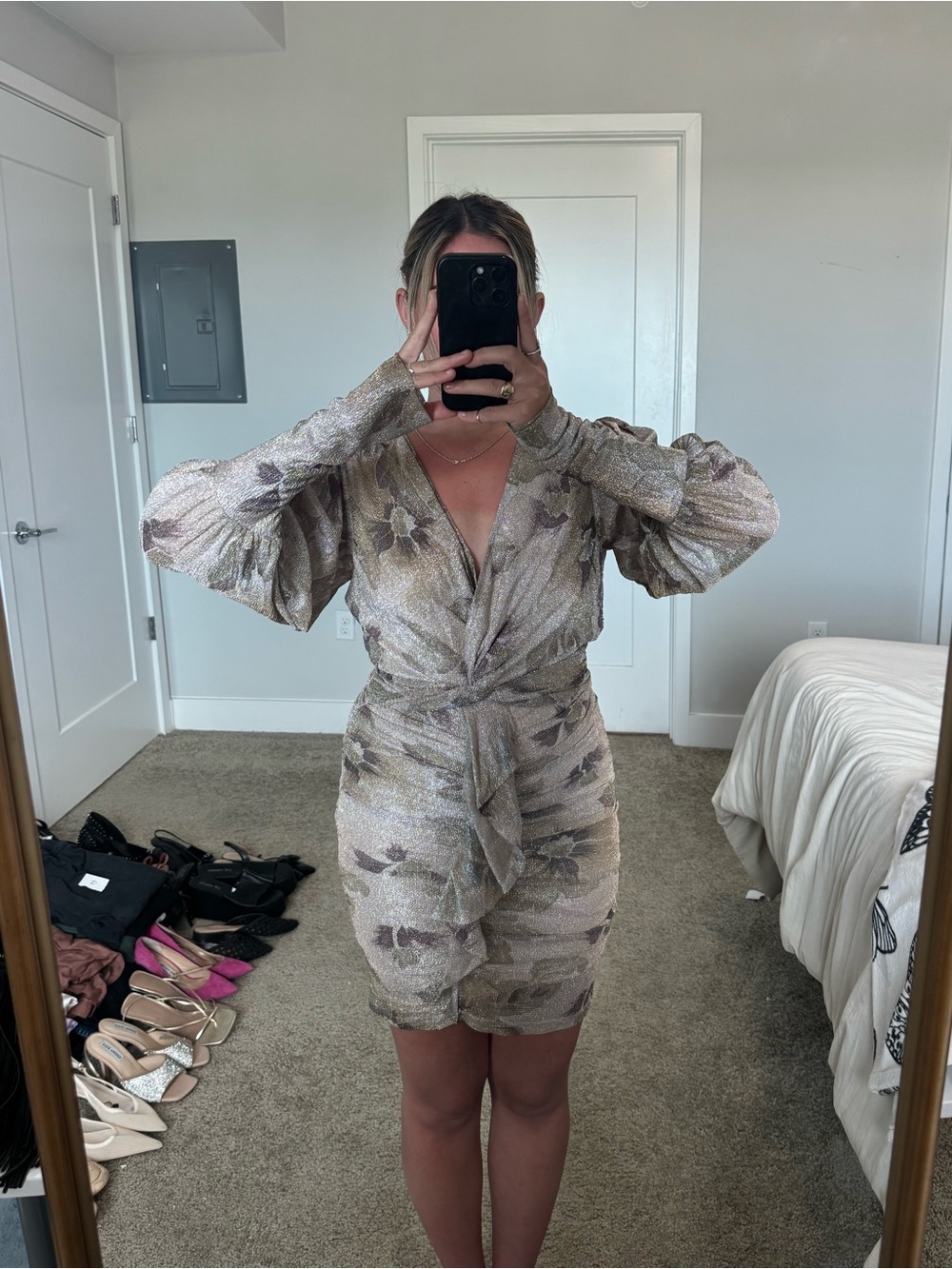 ba&sh neutral dress